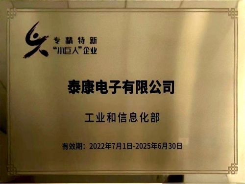 專精特新“小巨人”企業